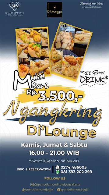 Sambut Hari Kemerdekaan Republik Indonesia, Lounge Hotel Grand Diamond Yogyakarta Hadirkan Menu Angkringan Sambut Hari Kemerdekaan Republik Indonesia, Lounge Hotel Grand Diamond Yogyakarta Hadirkan Menu Angkringan